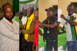 Collage photo of winners in the February 26 by-election.